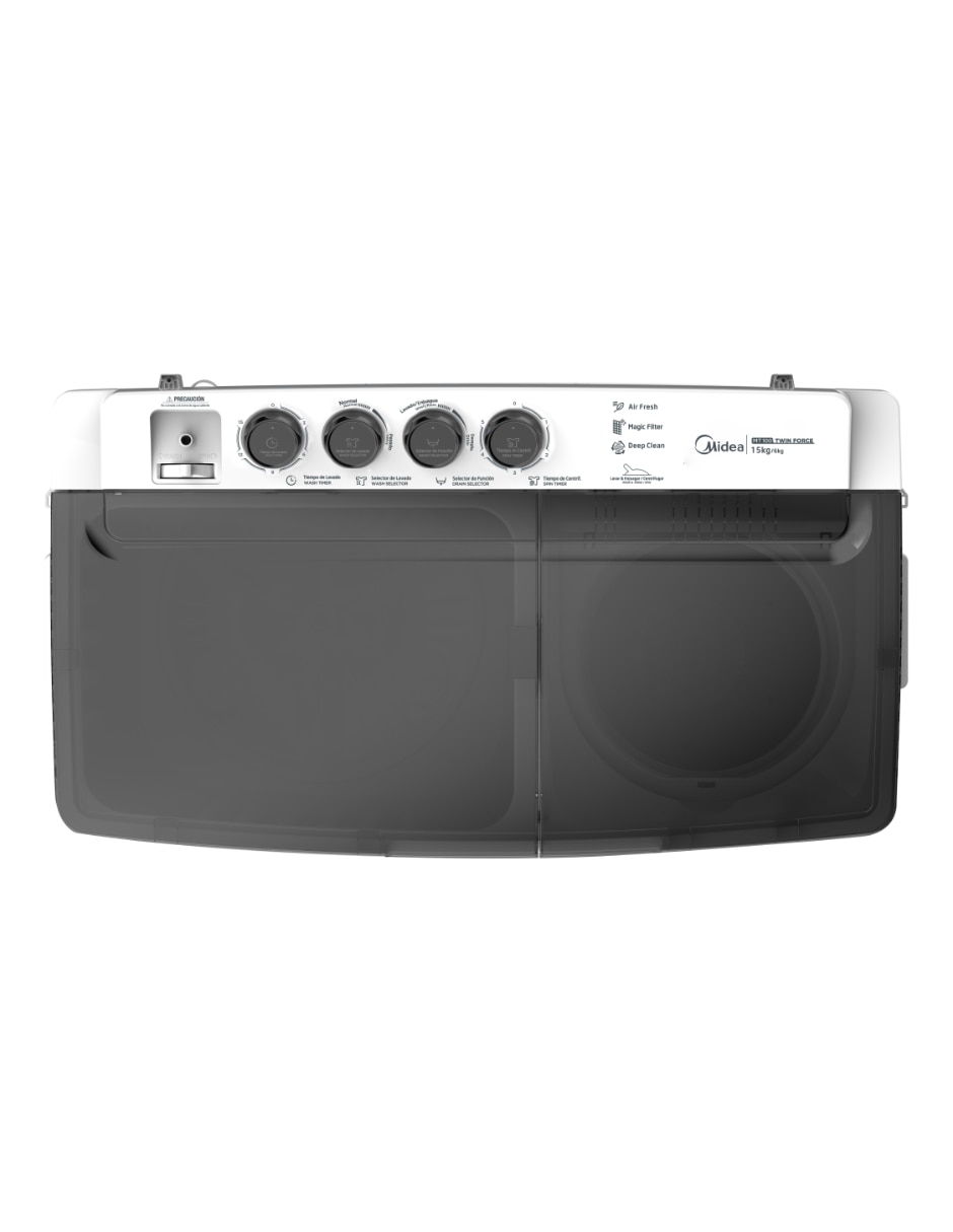 Lavadora 15 kg manual carga superior mt100w150/w-mx 5
