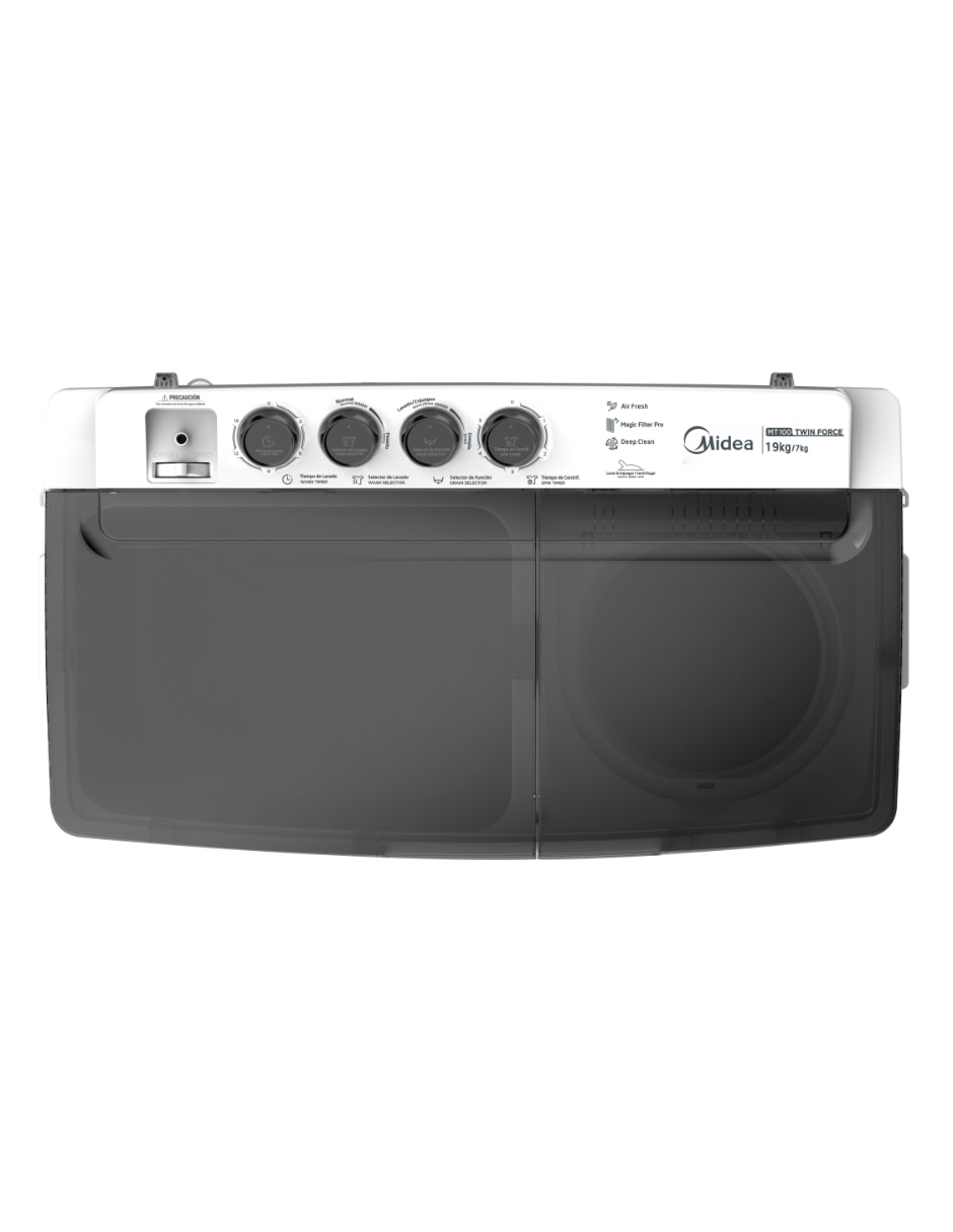 Lavadora 19 kg manual carga superior mt100w190/w-mx 5
