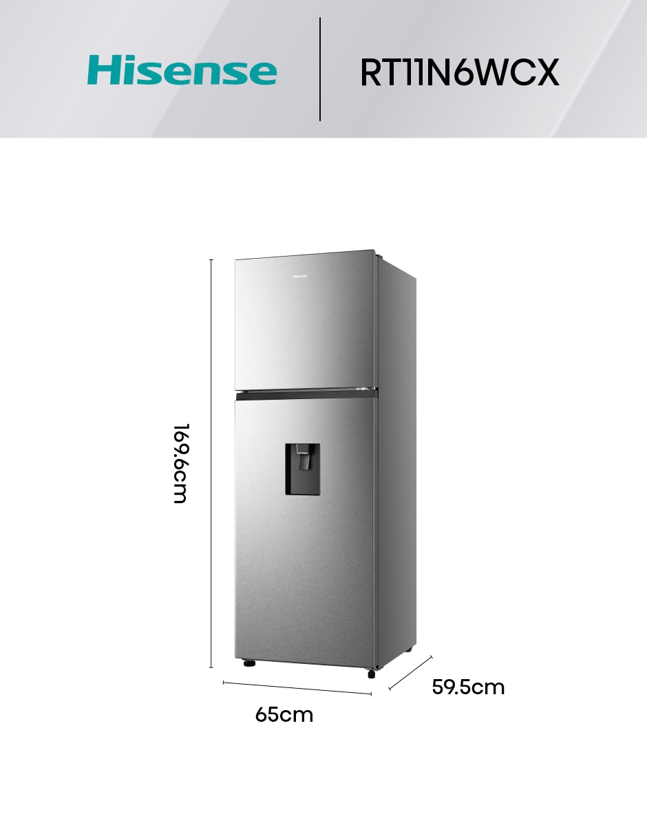 Refrigerador 11 pies cúbicos no frost y fábrica de hielo RT11N6WCX 6