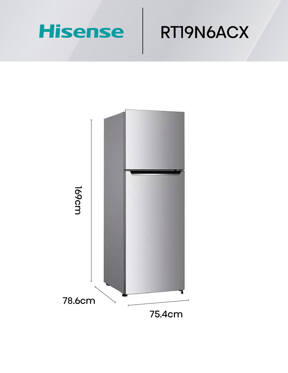 Refrigerador 18 pies cúbico no frost RT19N6ACX 9