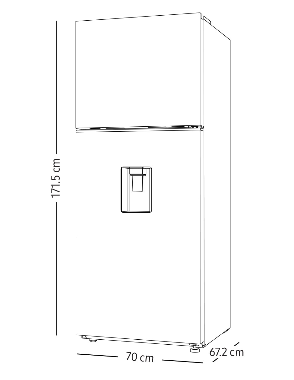 Refrigerador 14 pies cúbicos inverter y no frost y fábrica de hielo RT38DG6224S9EM 14