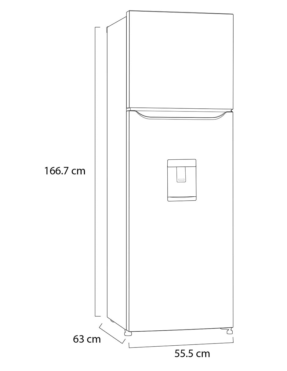 Refrigerador 9 pies cúbicos inverter y no frost GT32WP 11