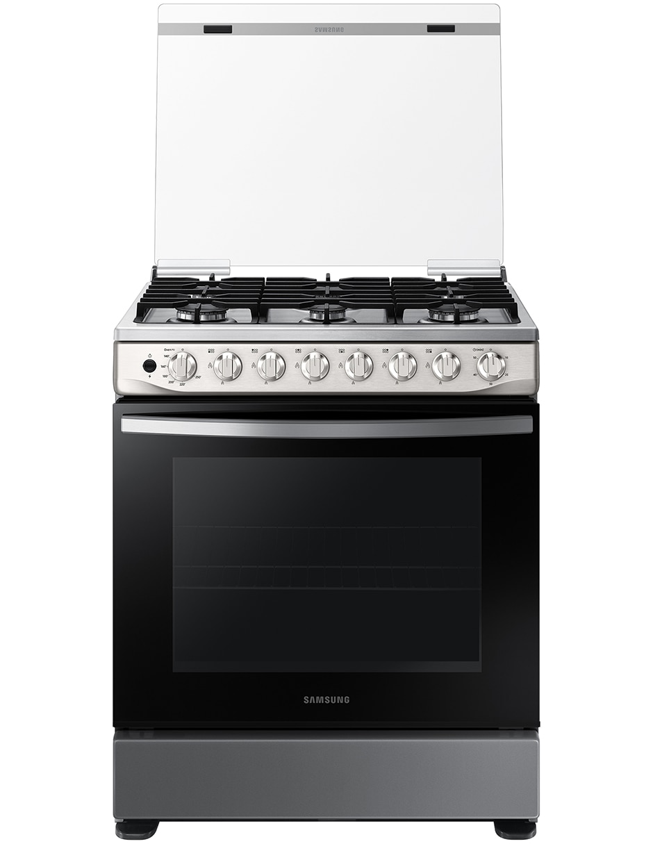 Estufa a gas natural/lp 76.7 cm NX52T5411MS/AX de 6 quemadores Estufa a gas natural/lp 76.7 cm NX52T5411MS/AX de 6 quemadores