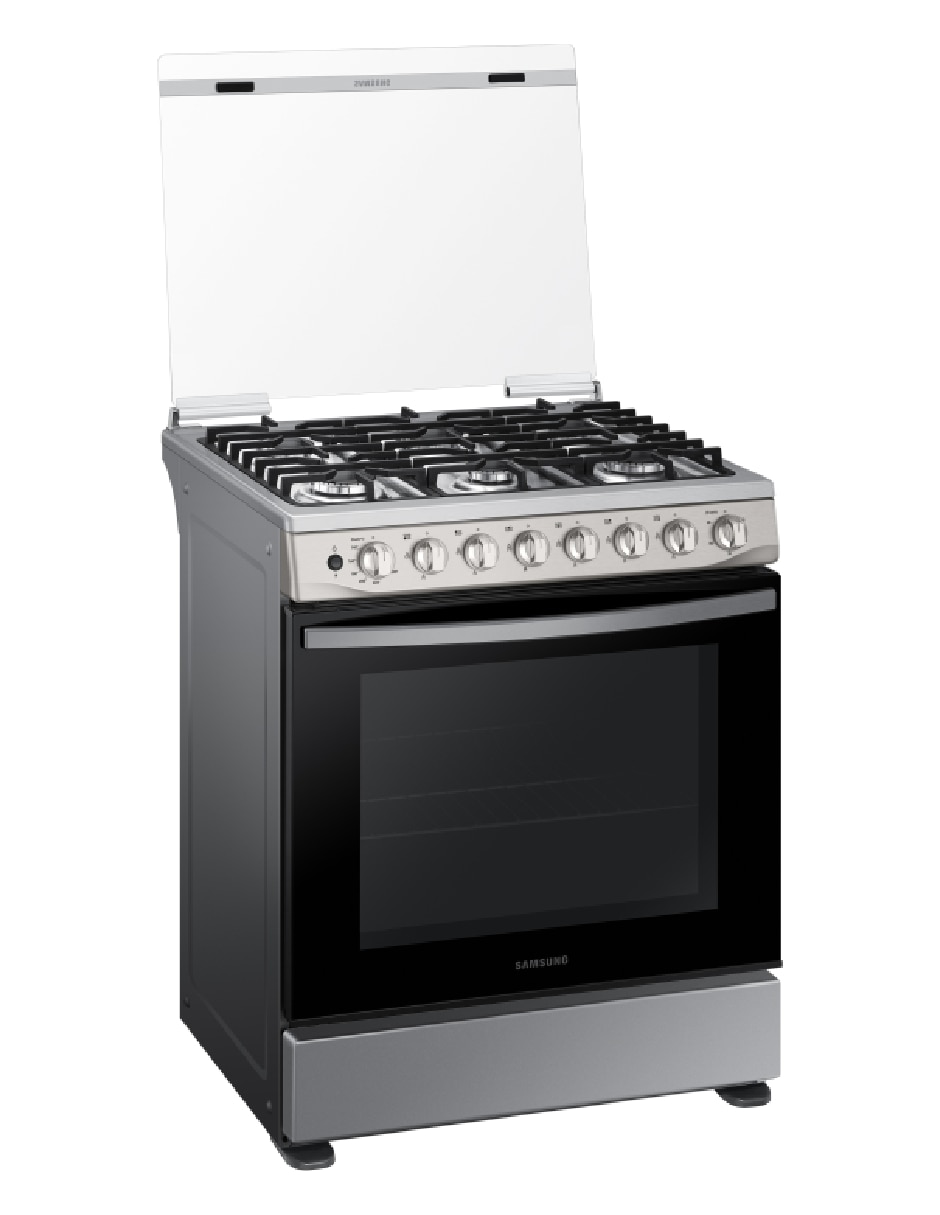 Estufa a gas natural/lp 76.7 cm NX52T5411MS/AX de 6 quemadores 3
