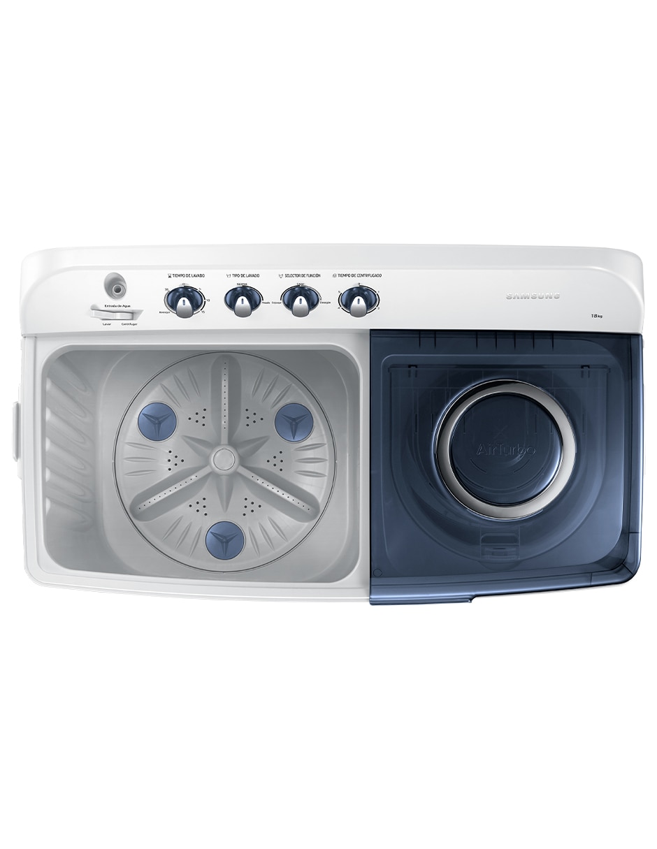 Lavadora 18 kg semiautomática carga superior wt18k5200mb/ax 7