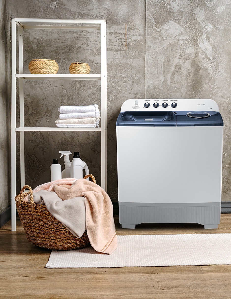 Lavadora 18 kg semiautomática carga superior wt18k5200mb/ax 8