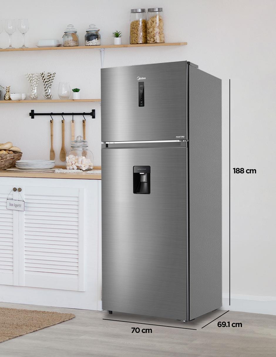 Refrigerador Midea Inverter 17 pies cúbico inverter y no frost y fábrica de hielo MDRT645MTM46WD 8