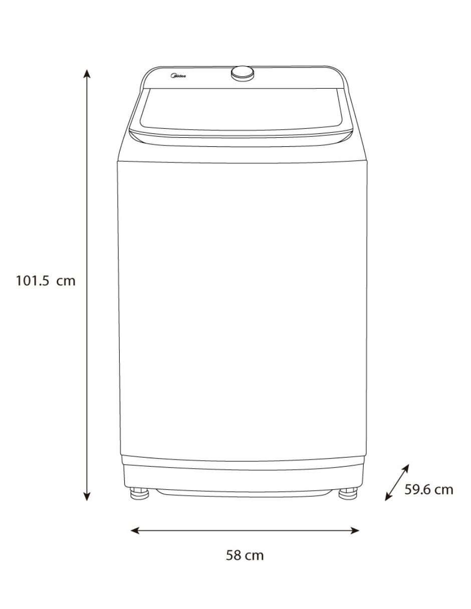 Lavadora 16 kg automática carga superior ma512w16/w 2