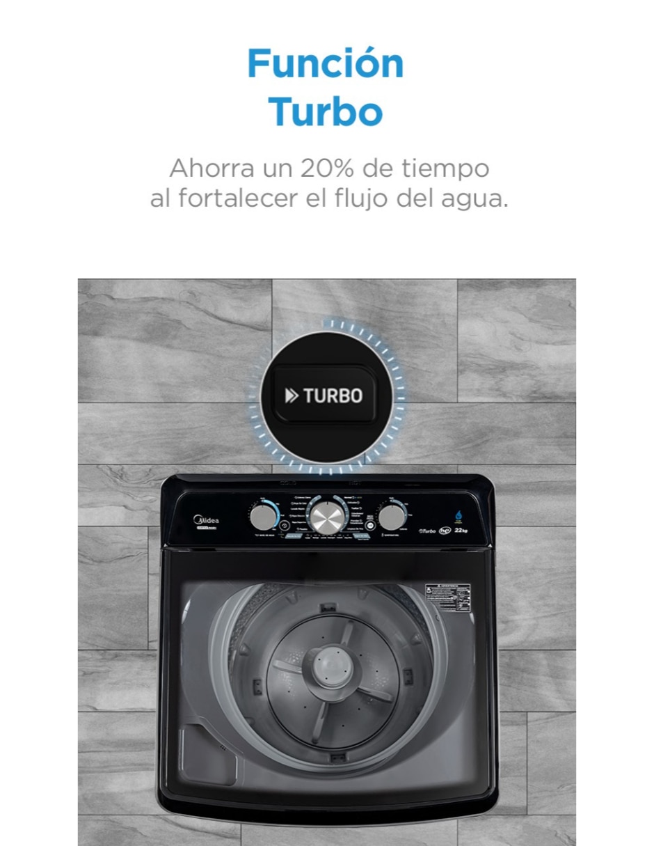 Lavadora 22 kg automática carga superior ma500w22/g 8