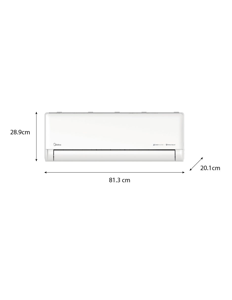 Aire acondicionado mini split inverter frío y calor 12000 BTU MAS12H2EZI 220 V 7
