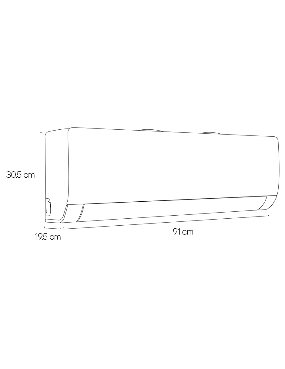 Aire acondicionado frío 18000 Btu Vc182C10 230 V 11